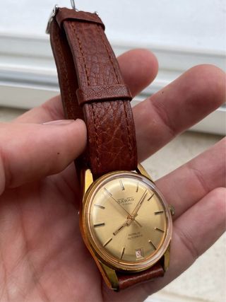 Reloj Sawar Automático Vintage 21 Rubíes