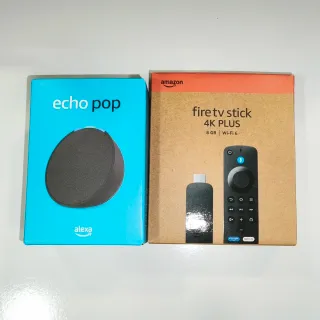 Echo Pop e Fire TV Stick 4K Plus