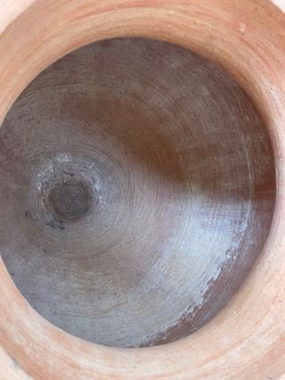 Jarrón de barro antiguo -más de 100 años