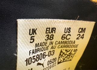 Zapatillas Puma Futbol Rugby Talla 38