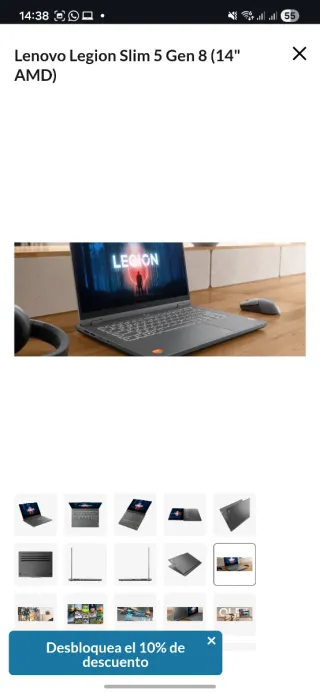 Lenovo Legion Slim 5 14 Laptop