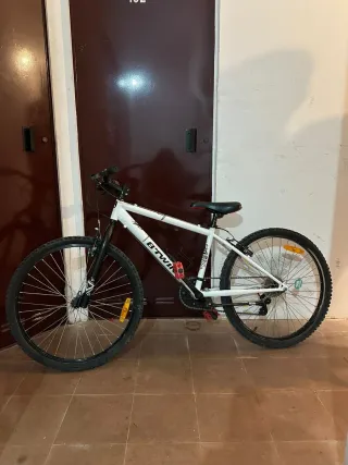 Bici Decathlon 24 Blanca