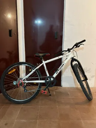 Bici Decathlon 24 Blanca