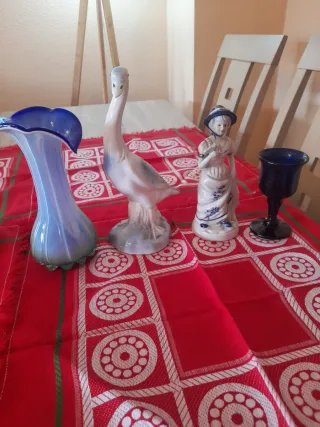 Lote figuras/objetos vintage+REGALO servilletas