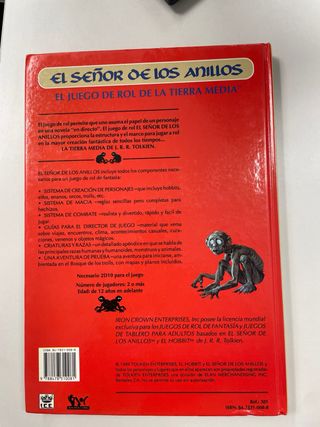 El Señor de los Anillos El juego de rol de la Ti