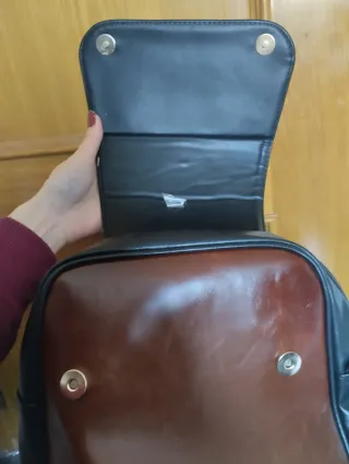 Bolso mexicano de piel artesanal