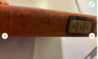 Junior Classic Dictionary 1945 Italiano inglese