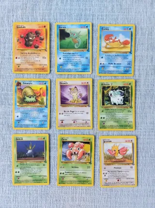Lote Cartas Pokémon Set Fossil Español