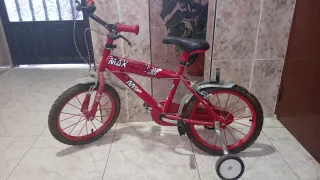 Bicicleta infantil roja MAX FORMULA