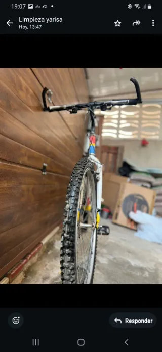 Bicicleta de montaña con marchas