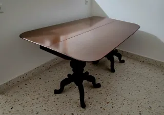 Mesa de comedor extensible madera.