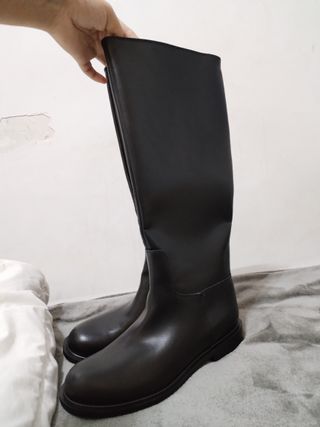 Botas altas Pull&Bear negras