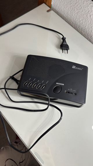 Radio Despertador Vintage Digital FM/AM