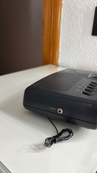 Radio Despertador Vintage Digital FM/AM