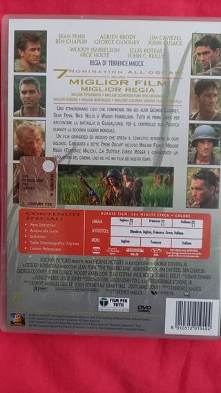 La Sottile Linea Rossa DVD