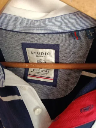 Polo Rugby Studio Clásica Rayas Talla L