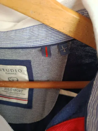 Polo Rugby Studio Clásica Rayas Talla L