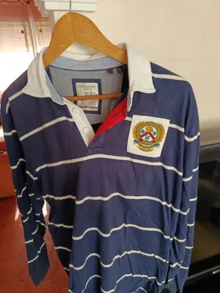 Polo Rugby Studio Clásica Rayas Talla L