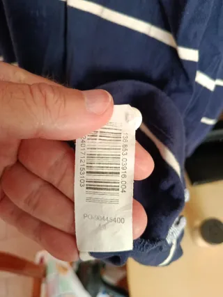 Polo Rugby Studio Clásica Rayas Talla L