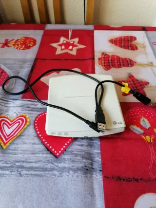 Lector DVD Externo LG USB Blanco