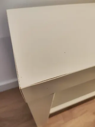 Banco zapatero blanco madera