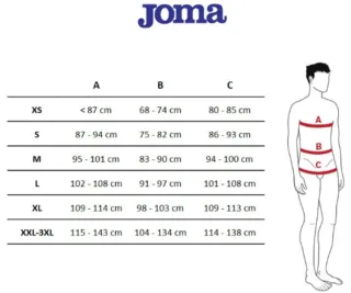 Camiseta Joma Combi Hombre Azul Marino Talla L