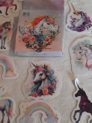 46 Autocolantes Fantásticos Unicórnios