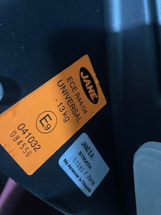 Sillita de coche para bebe (no se a usado nunca)