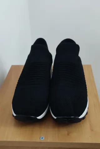 Tenis Deportivas Mujer Negro/Blanco