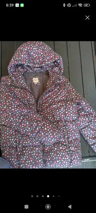 Cazadora niña Sfera Talla 13-14 Corazones