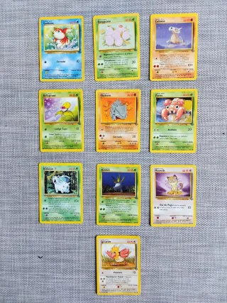 Lote Cartas Pokemon Set Jungle Español