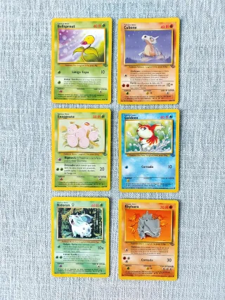 Lote Cartas Pokemon Set Jungle Español