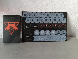 Tokens y cartas Kill Team Wolf Scouts