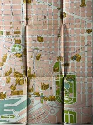 Plano Monumental de Barcelona - Años 30