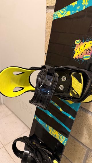 Tabla Snowboard con fijaciones 128cm