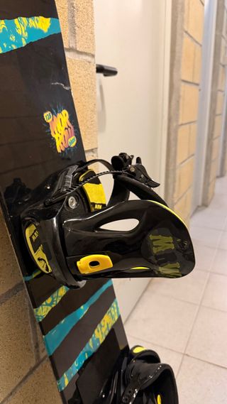 Tabla Snowboard con fijaciones 128cm