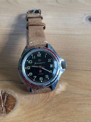 Vostok (Boctok) Komandirskie Red Star 3aka3 CCCP