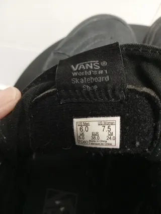 Zapatillas Vans Negras