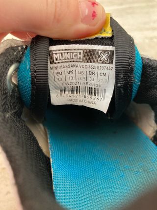 Zapatillas Munich Niña Talla 32