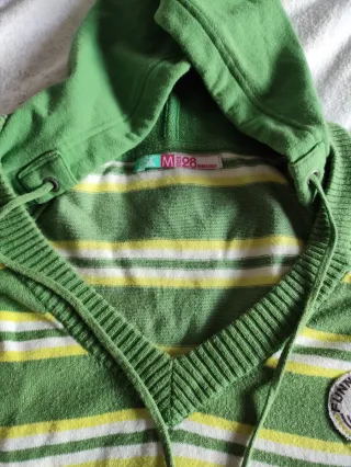 Jersey Bershka rayas verde y amarillo