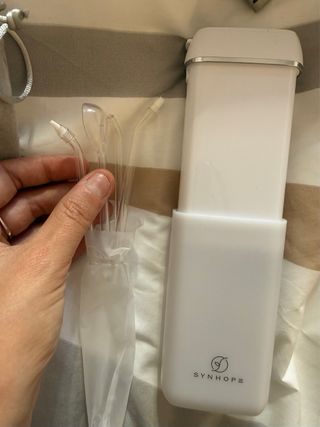 Irrigador bucal Synhope blanco