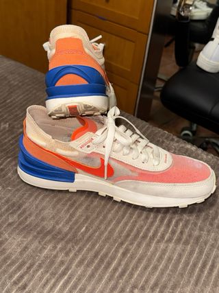 Nike Waffle One Naranja y Azul Talla 37,5