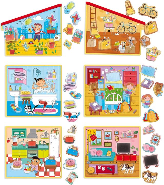 Puzzle Lisciani Montessori Mi Casa