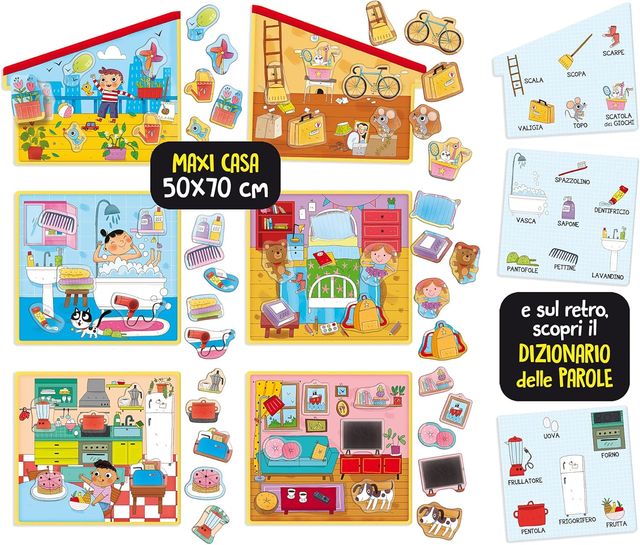 Puzzle Lisciani Montessori Mi Casa