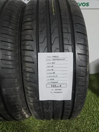 215 45 18 89V PIRELLI CINTURATO P7