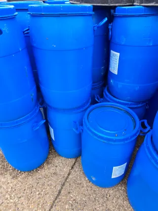 Bidones azules pack de dos