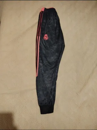 Pantalones Adidas Real Madrid Negros Rosas