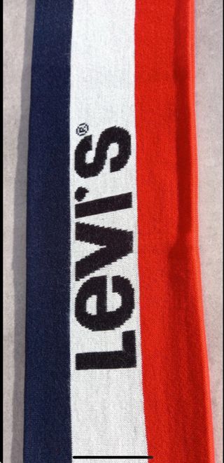 Bufanda Levi's Tricolor Nueva sin etiquetas