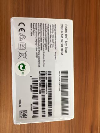 Xiaomi Redmi 9A 32GB Azul/Verde sin abrir