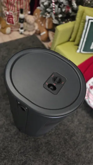 Estufa de gas llama azul